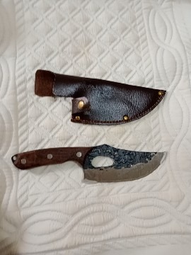 Cutelo artesanal com bainha